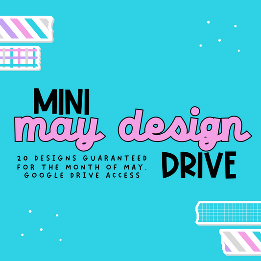 MINI MAY DESIGN DRIVE | Digital Download | PNG