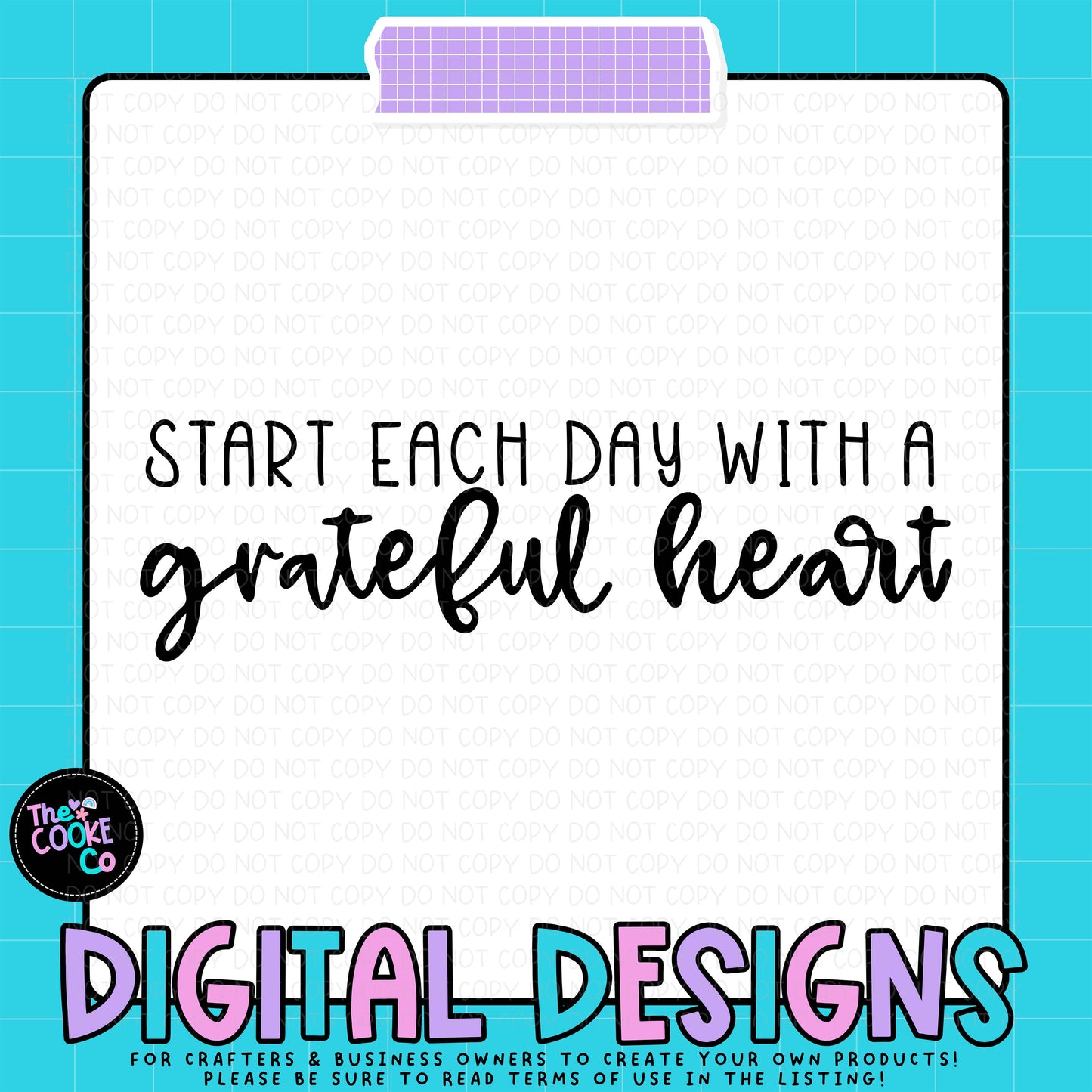 START EACH DAY | Digital Download | PNG