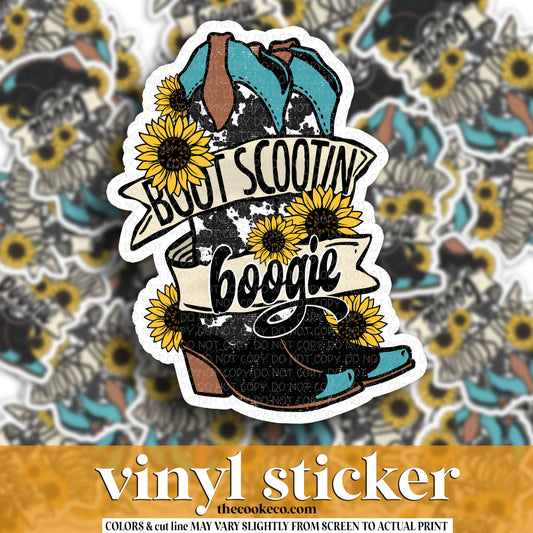 Vinyl Sticker | #V1949 - BOOT SCOOTIN BOOGIE