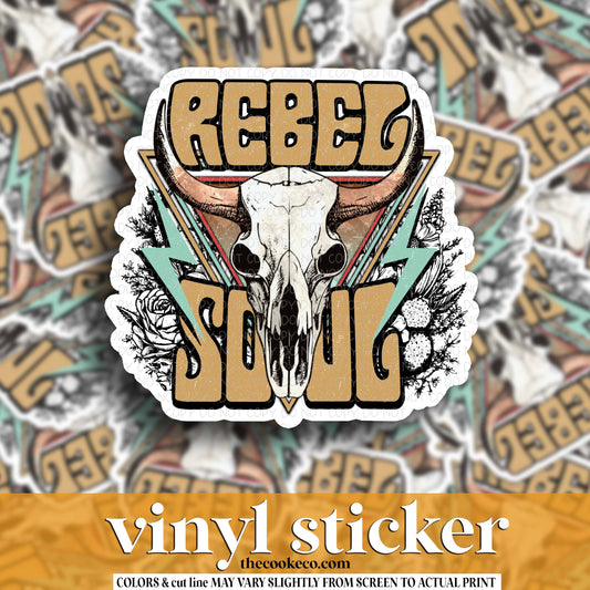 Vinyl Sticker | #V1962 - REBEL SOUL