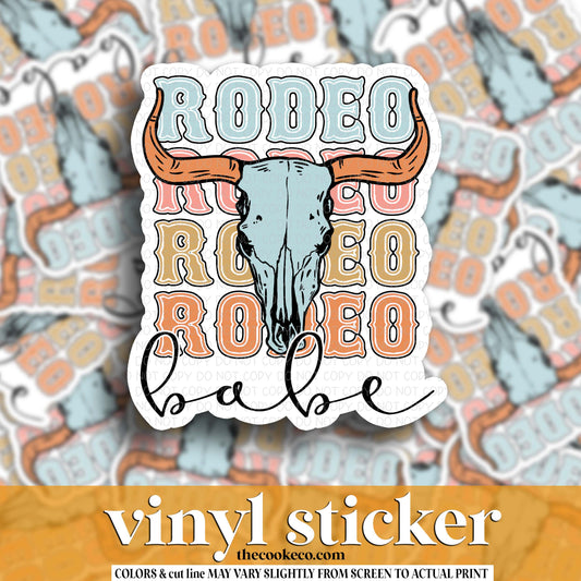 Vinyl Sticker | #V1964 - RODEO BABE
