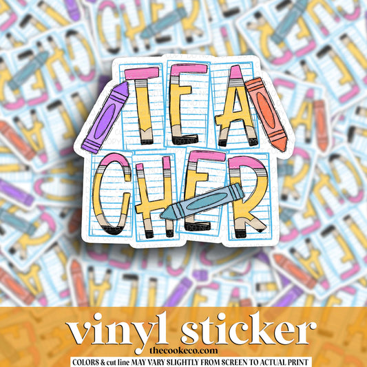 Vinyl Sticker | #V1972 - TEACHER