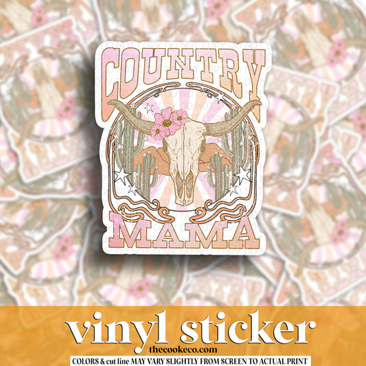 Vinyl Sticker | #V1535 - COUNTRY MAMA