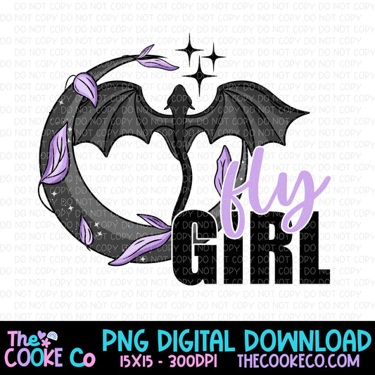 FLY GIRL | Digital Download | PNG