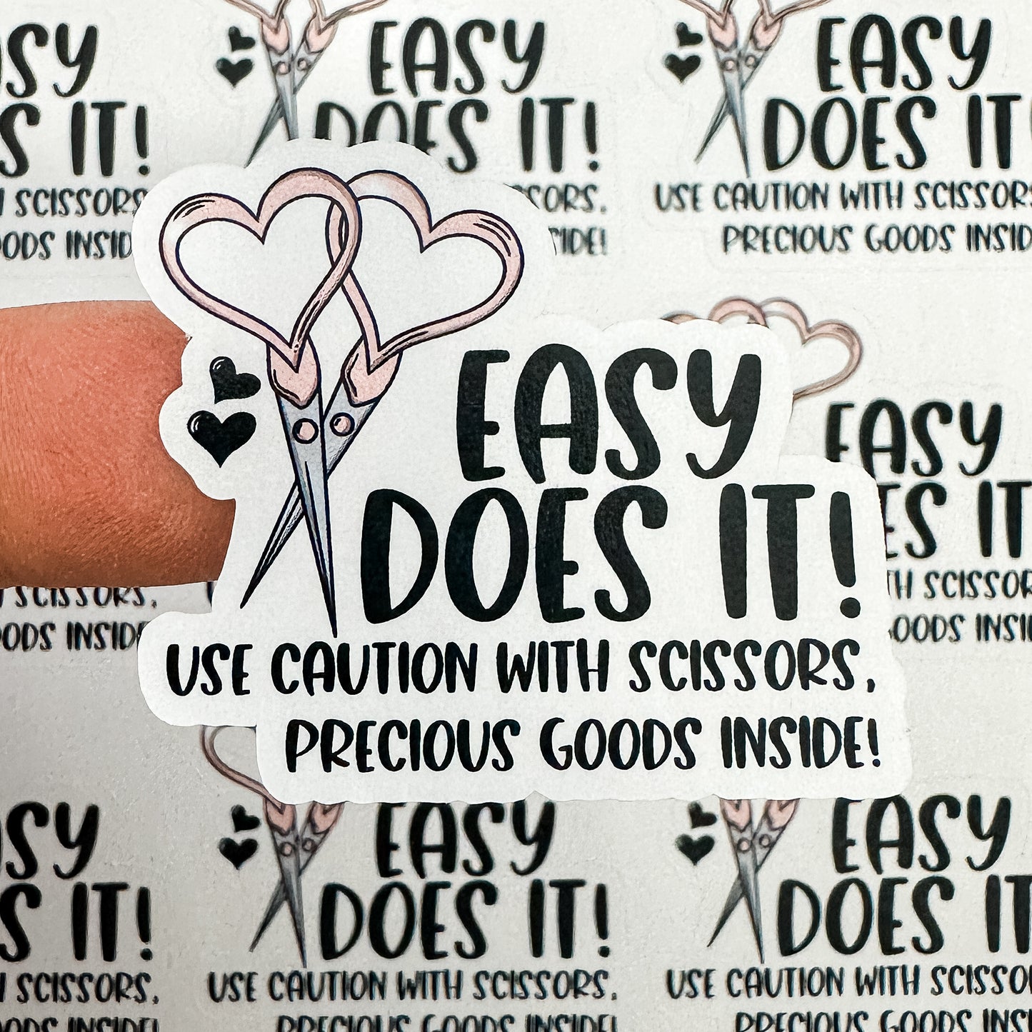 Packaging Stickers | #C1001 - EASY DOES IT