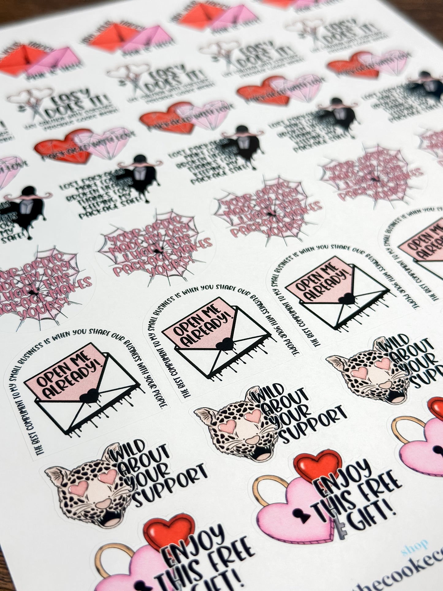Packaging Stickers | #C1008 - LOVE VARIETY