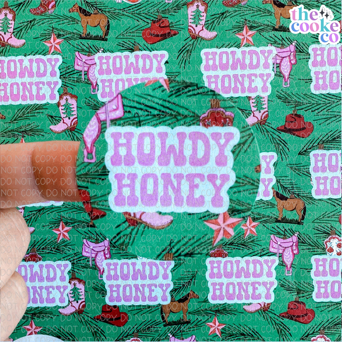 RTS PACKAGING STICKERS | #RTS0284 - HOWDY HONEY