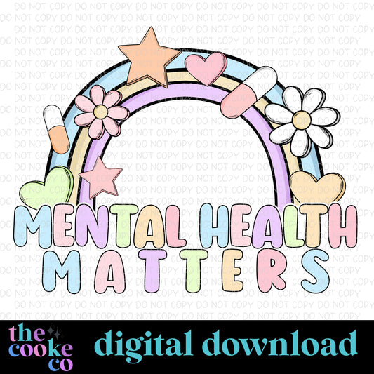 MENTAL HEALTH MATTERS | Digital Download | PNG