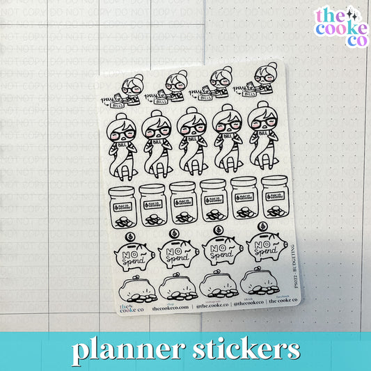 PTO Sticker Sheets | #PS022 - BUDGETING
