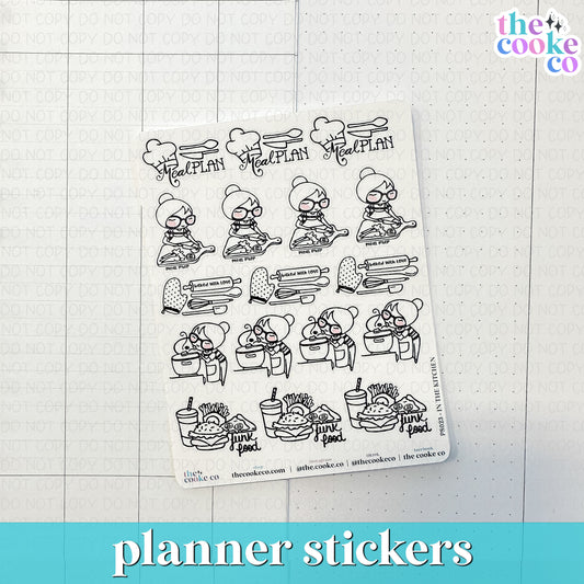 PTO Sticker Sheets | #PS023 - IN THE KITCHEN
