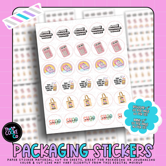 Packaging Stickers | #RTS0300 - SHOP SMALL