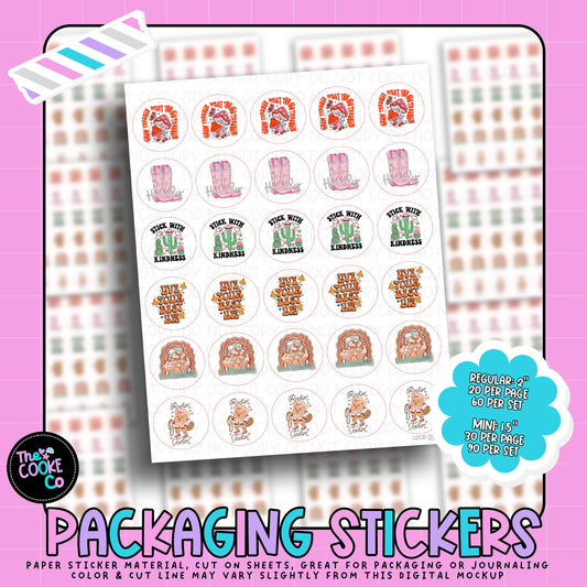 Packaging Stickers | #RTS0301 - WESTERN VARIETY