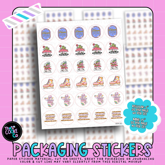 Packaging Stickers | #RTS0302 - POSITIVITY VARIETY