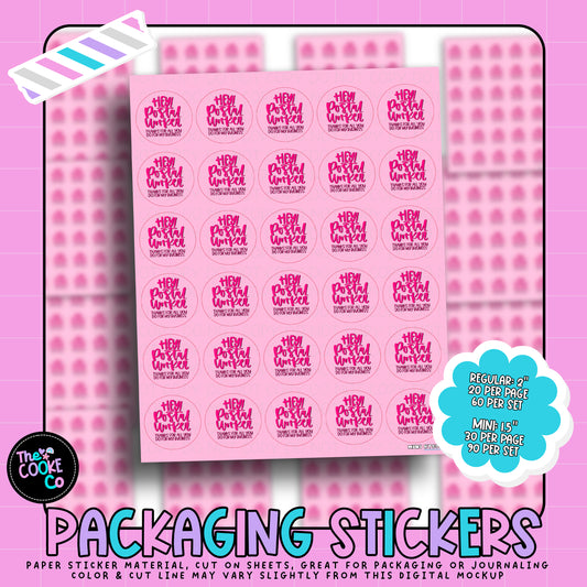 Packaging Stickers | #RTS0314 - HEY POSTAL WORKER