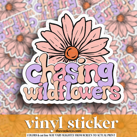 Vinyl Sticker | #V1318 - CHASING WILDFLOWERS