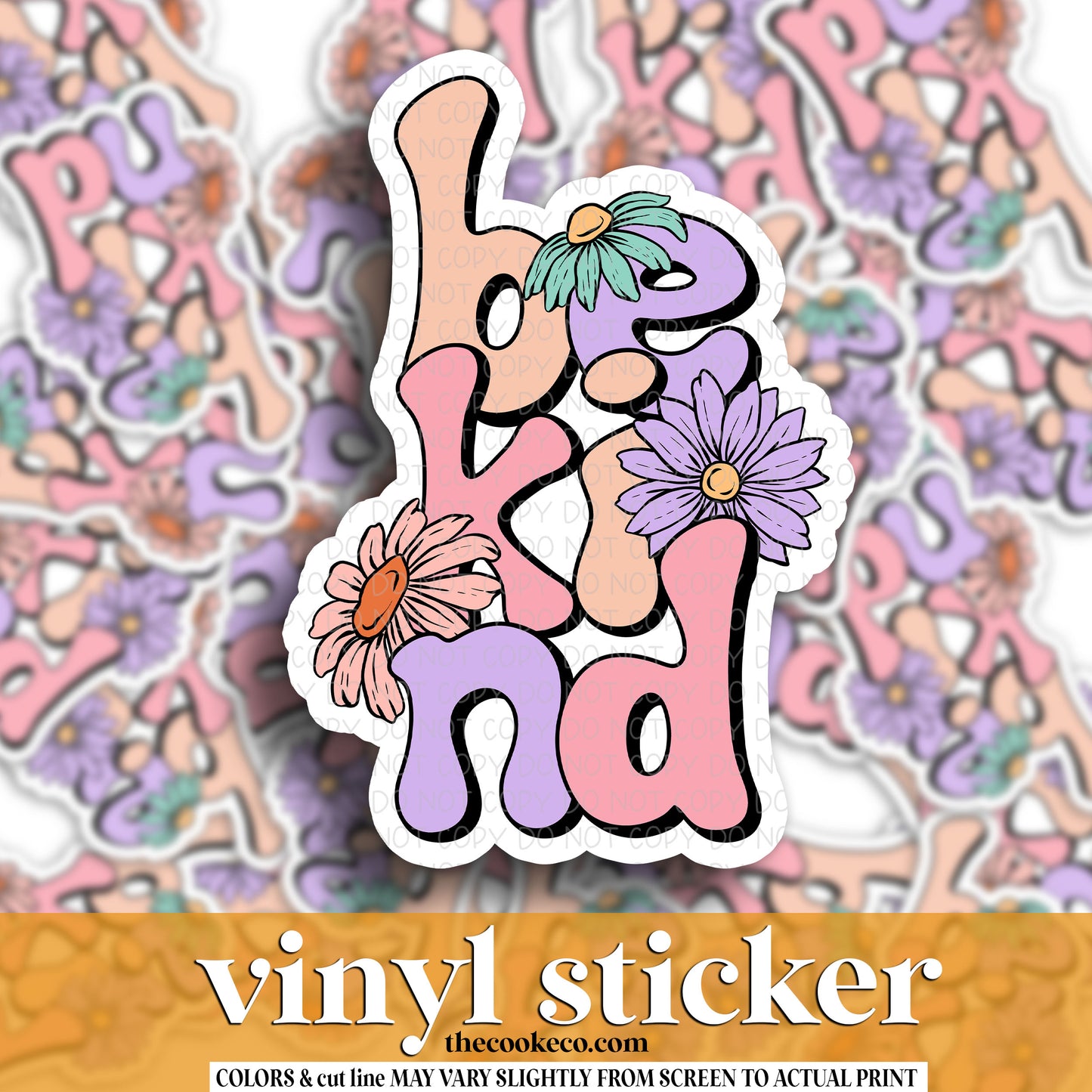 Vinyl Sticker | #V1321 - BE KIND