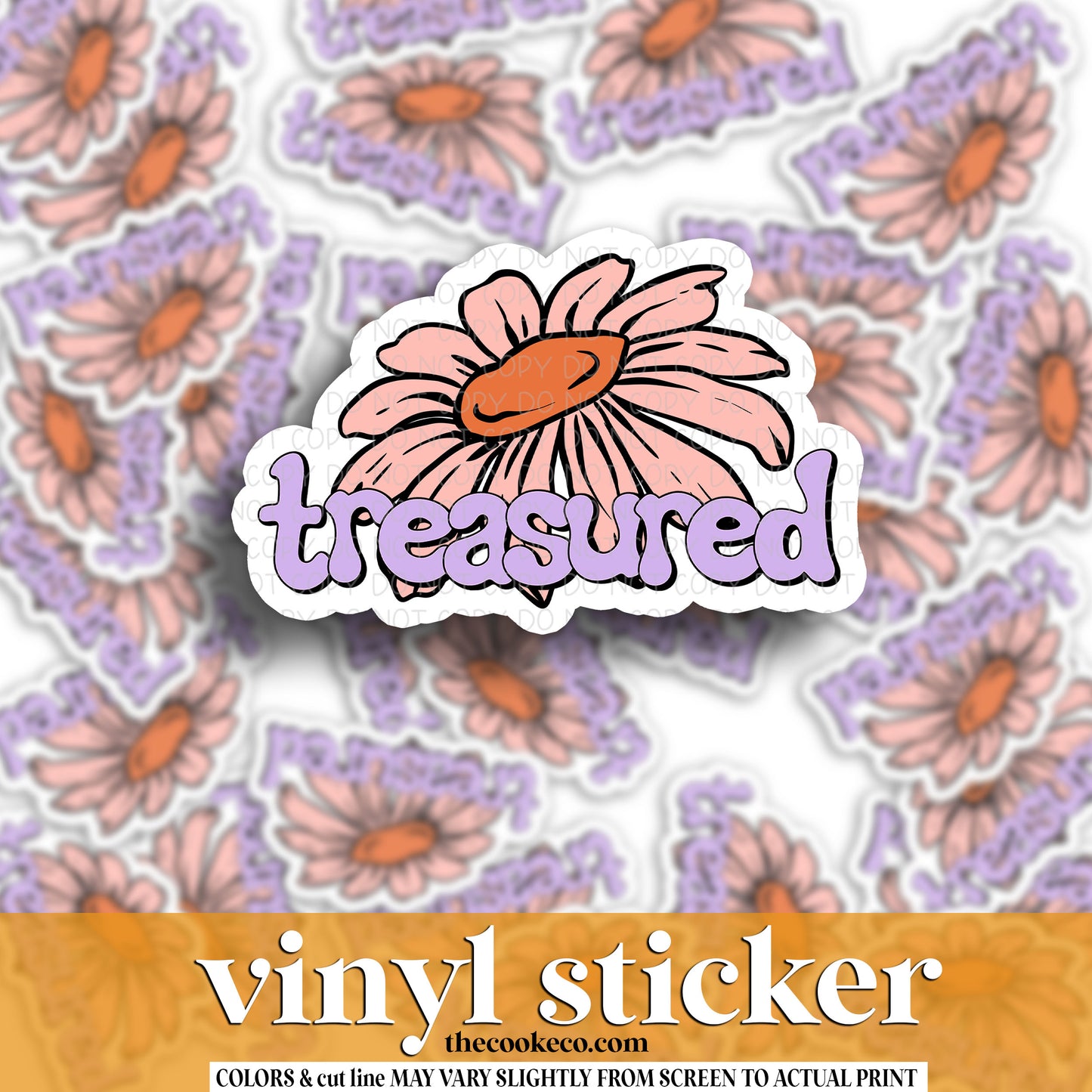 Vinyl Sticker | #V1328 - TREASURED