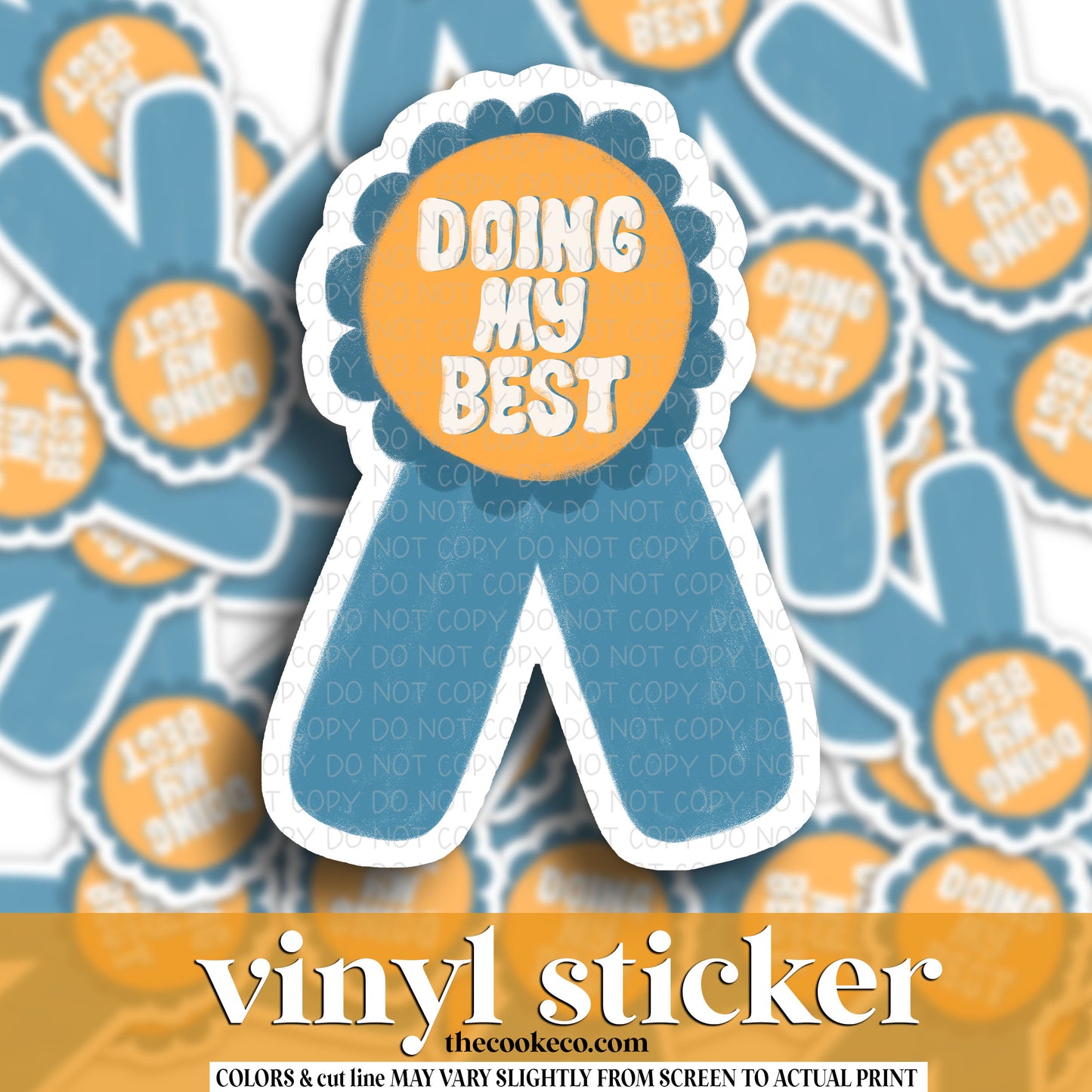 Vinyl Sticker | #V1269 - DOING MY BEST