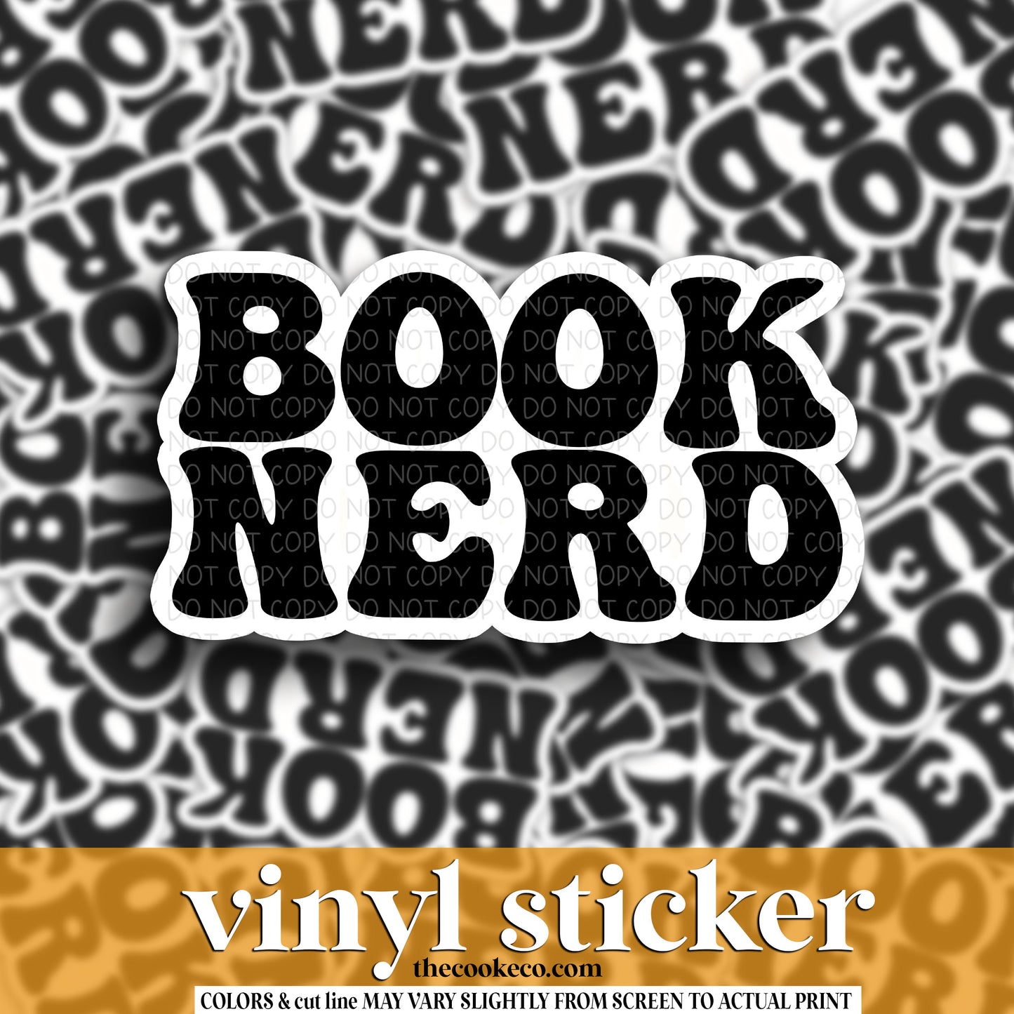 Vinyl Sticker | #V1314 - BOOK NERD