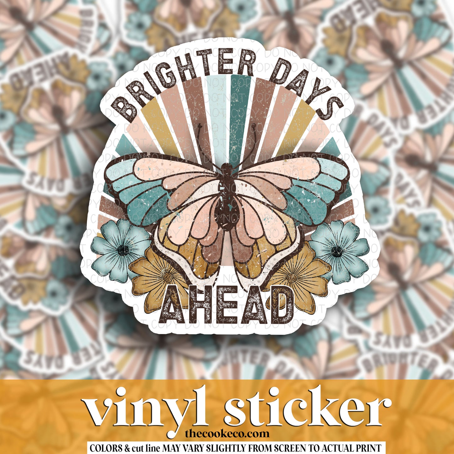 Vinyl Sticker | #V1378 - BRIGHTER DAYS AHEAD