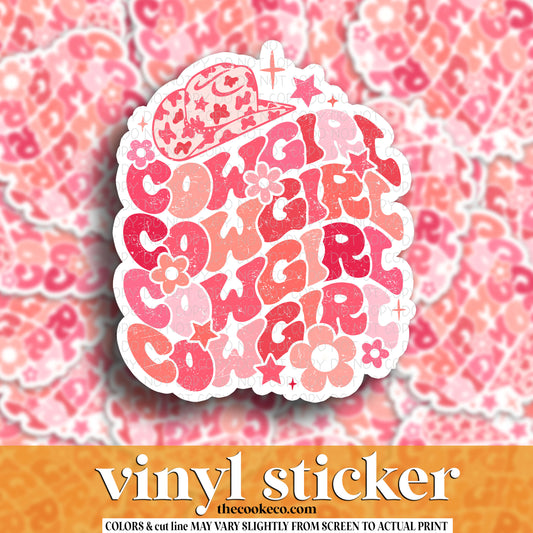 Vinyl Sticker | #V1388 - COWGIRL