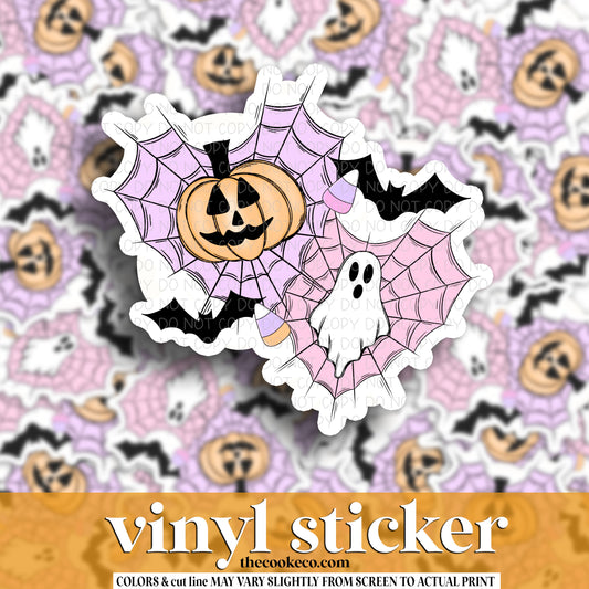 Vinyl Sticker | #V1413 - WEBBY PUMPKIN & GHOST