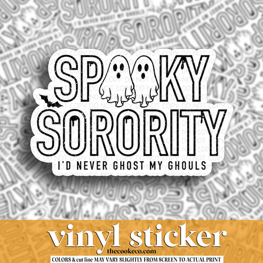Vinyl Sticker | #V1414 - SPOOKY SORORITY