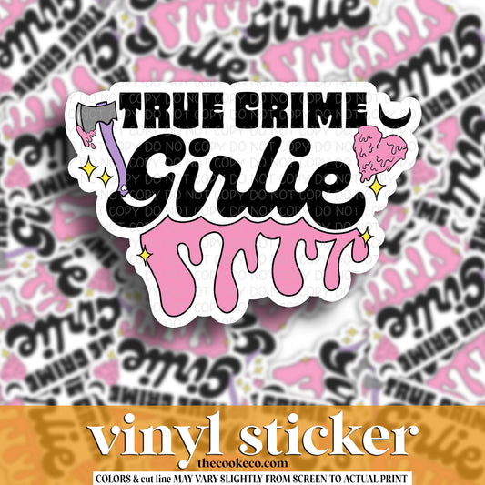 Vinyl Sticker | #V1424 - TRUE CRIME GIRLIE