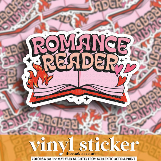 Vinyl Sticker | #V1427 - ROMANCE READER