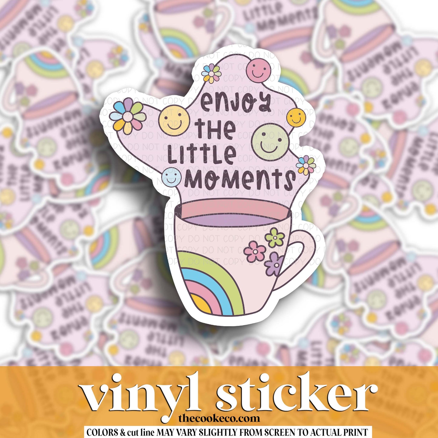 Vinyl Sticker | #V1774 - ENJOY THE LITTLE MOMENTS