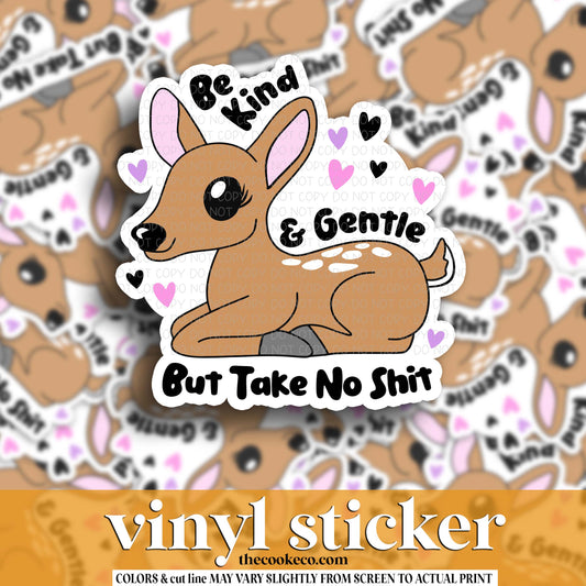 Vinyl Sticker | #V1800 - BE KIND AND GENTLE