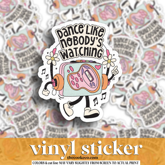 Vinyl Sticker | #V1819 - DANCE LIKE NO ONE