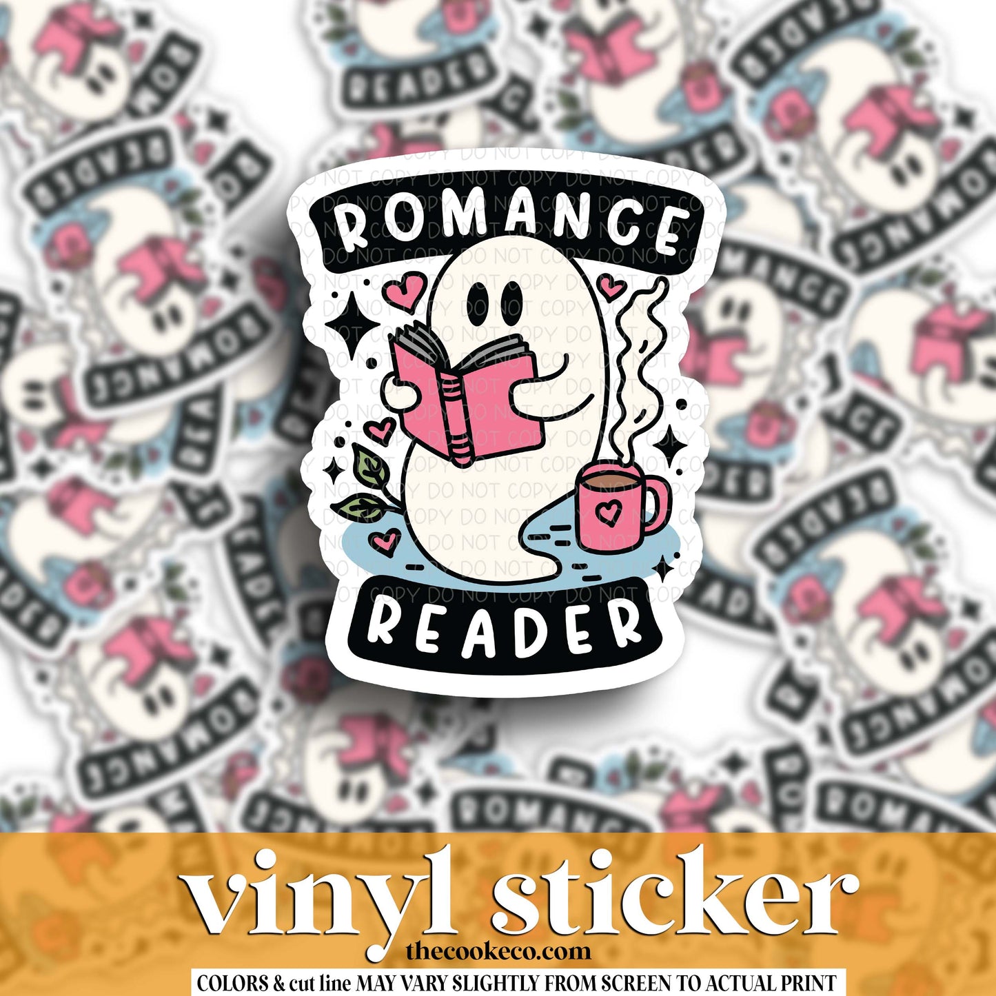 Vinyl Sticker | #V1832 - ROMANCE READER GHOST