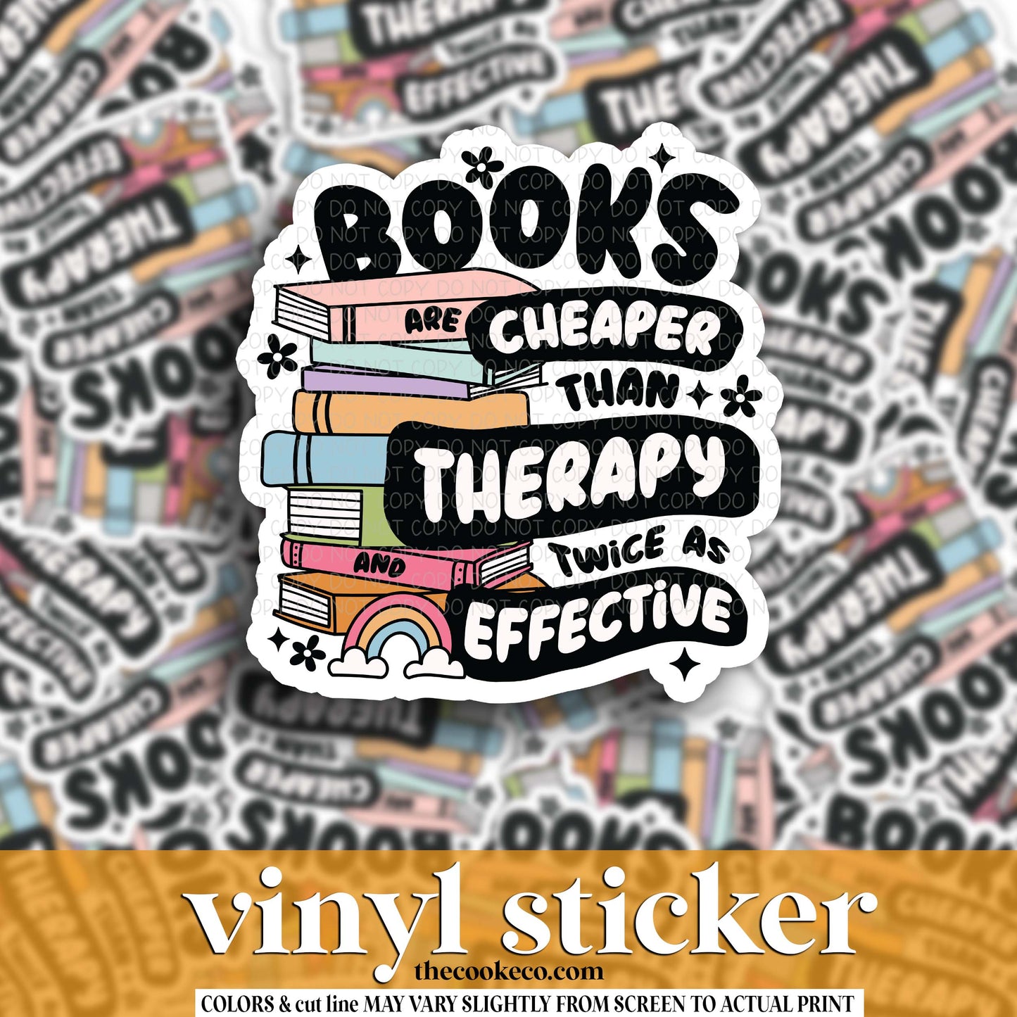 Vinyl Sticker | #V1835 - BOOKS