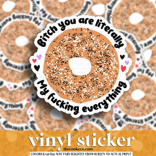 Vinyl Sticker | #V1854- BITCH YOU ARE LITERALLY