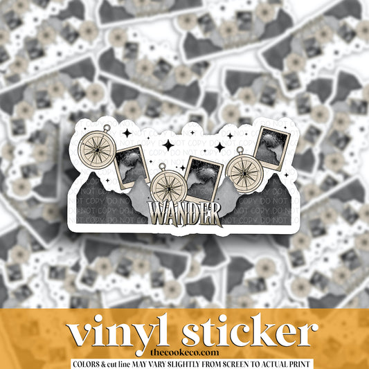 Vinyl Sticker | #V1868- WANDER