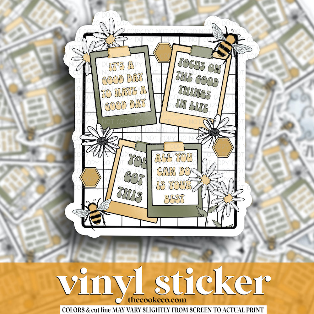 Vinyl Sticker | #V1872- POSITIVE AFFIRMATIONS