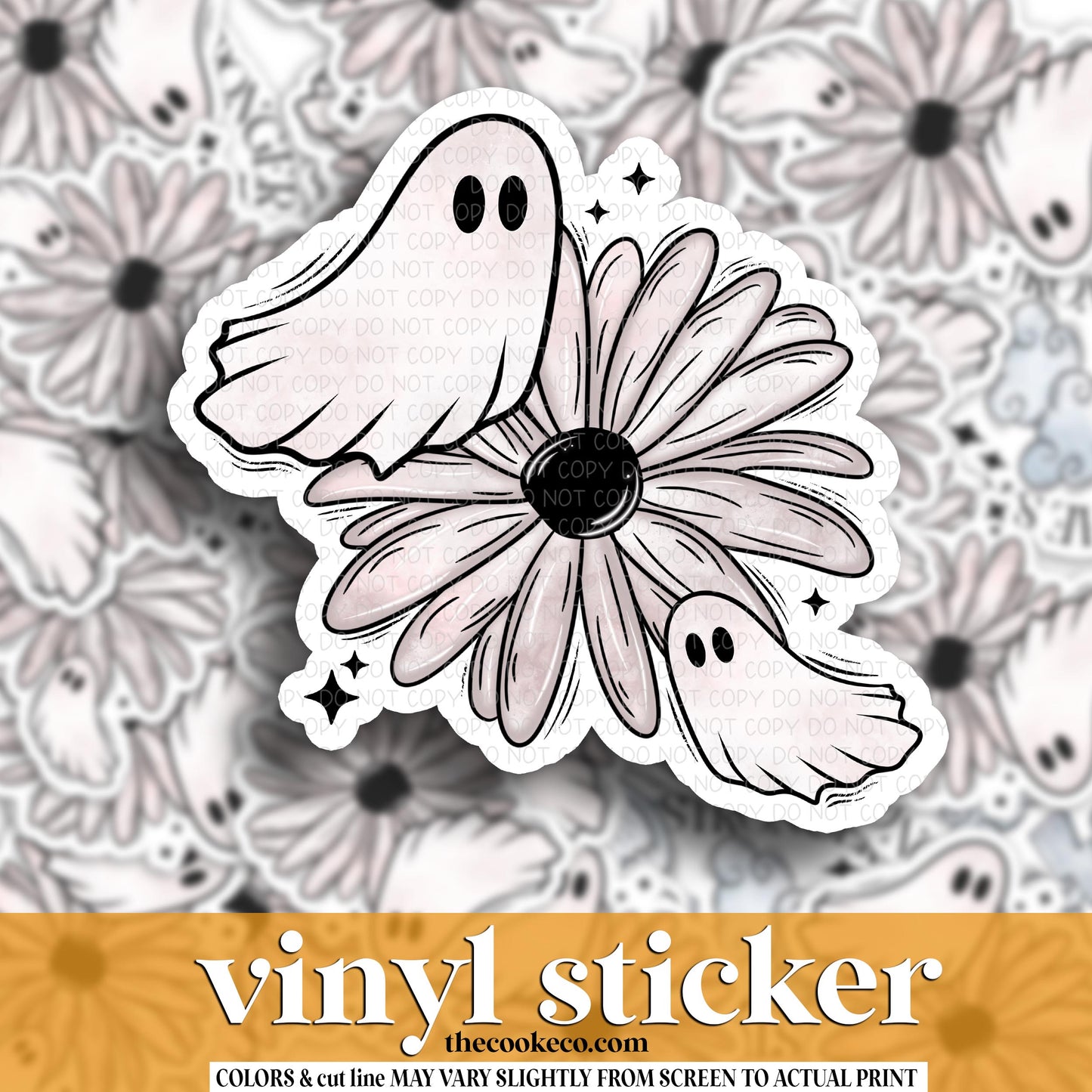Vinyl Sticker | #V1878- GHOST FLOWER