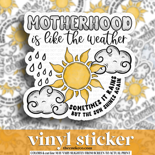 Vinyl Sticker | #V1879- MOTHERHOOD IS LIKE
