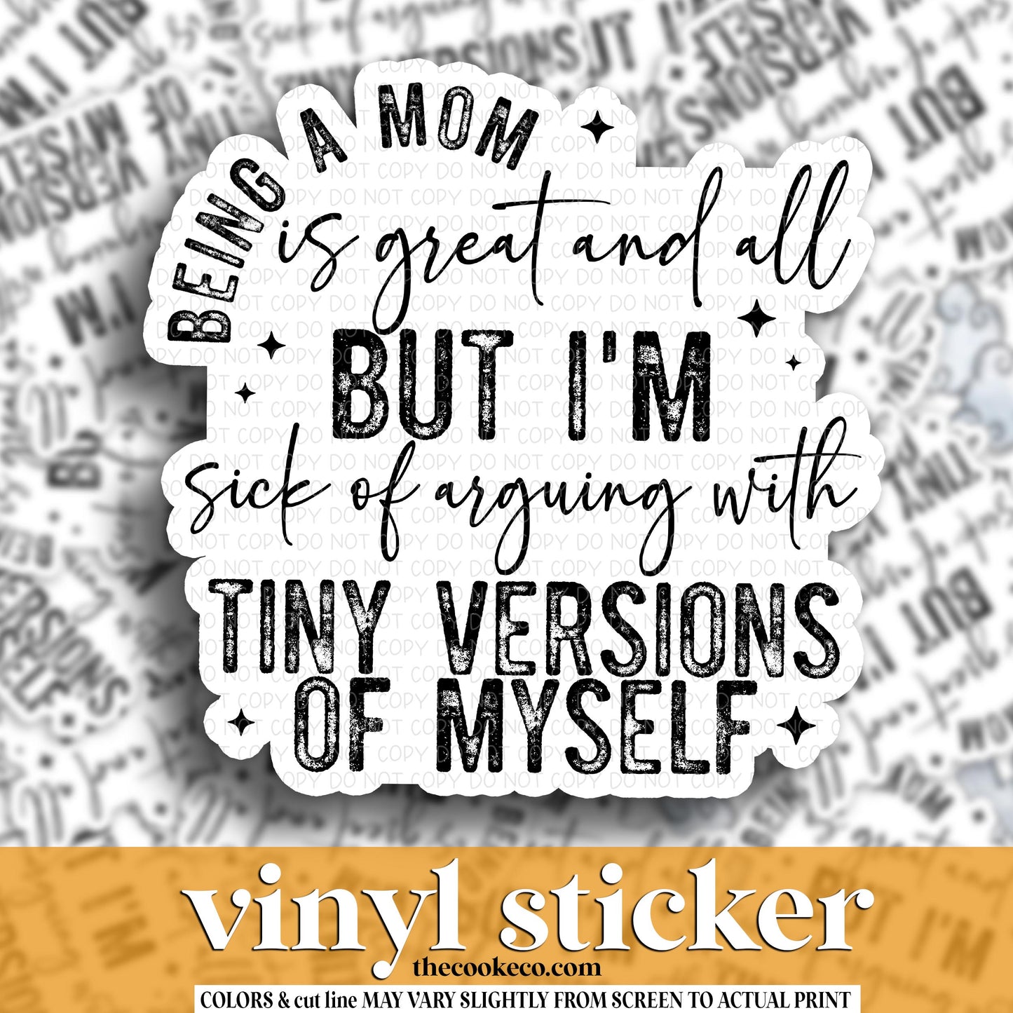 Vinyl Sticker | #V1882- BEING A MOM