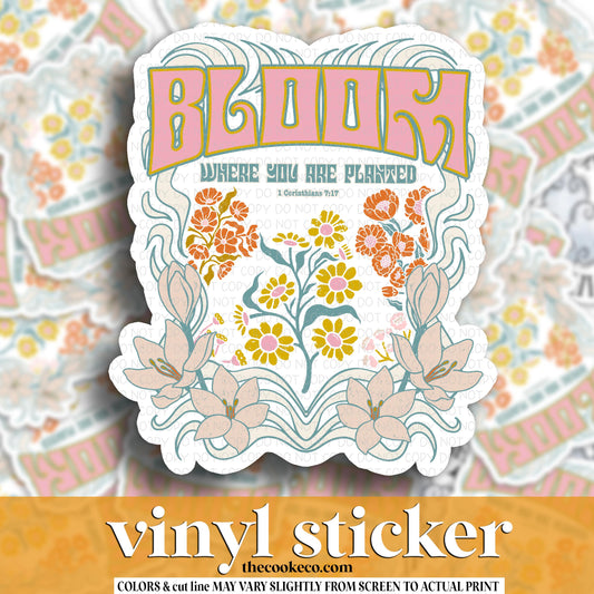 Vinyl Sticker | #V1883- BLOOM