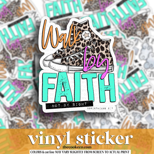 Vinyl Sticker | #V1890- WALK BY FAITH
