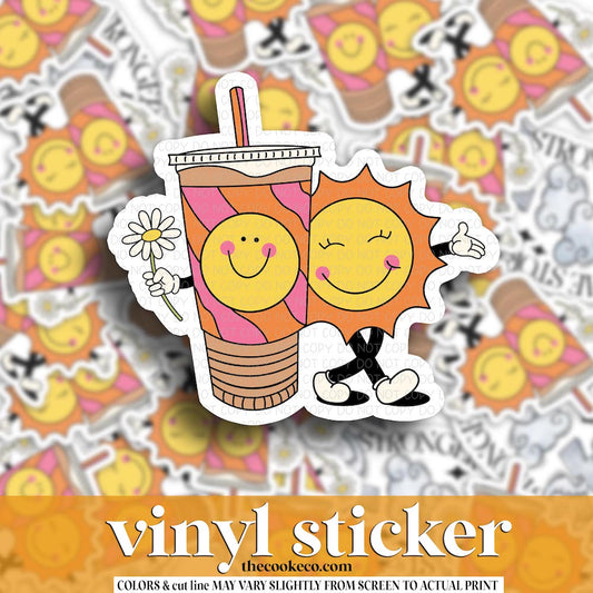 Vinyl Sticker | #V1899 - HAPPY CUP