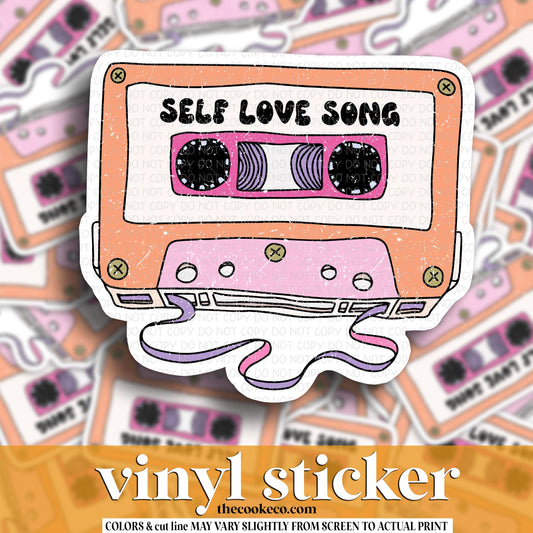 Vinyl Sticker | #V1906- SELF LOVE SONG
