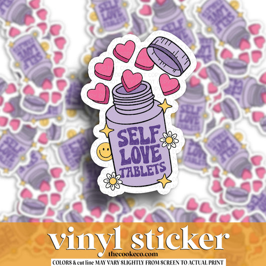 Vinyl Sticker | #V1908 - SELF LOVE TABLETS
