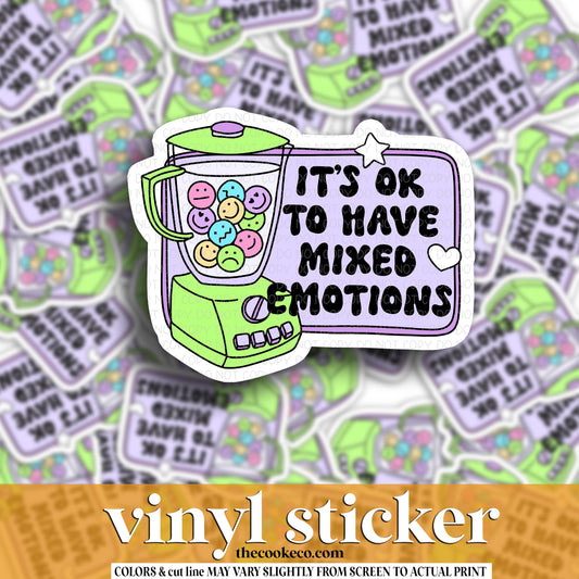 Vinyl Sticker | #V1916- IT'S OK TO HAVE MIXED EMOTIONS