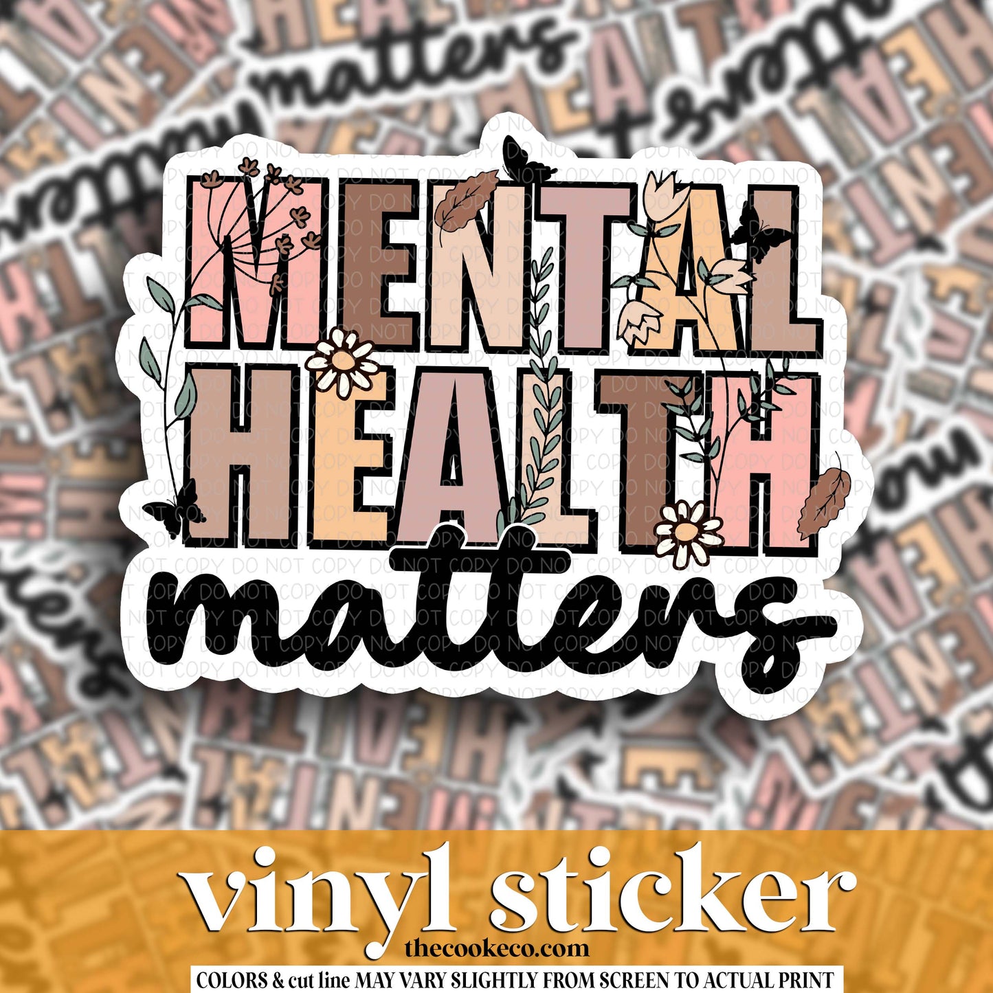 Vinyl Sticker | #V1926 - MENTAL HEALTH MATTERS