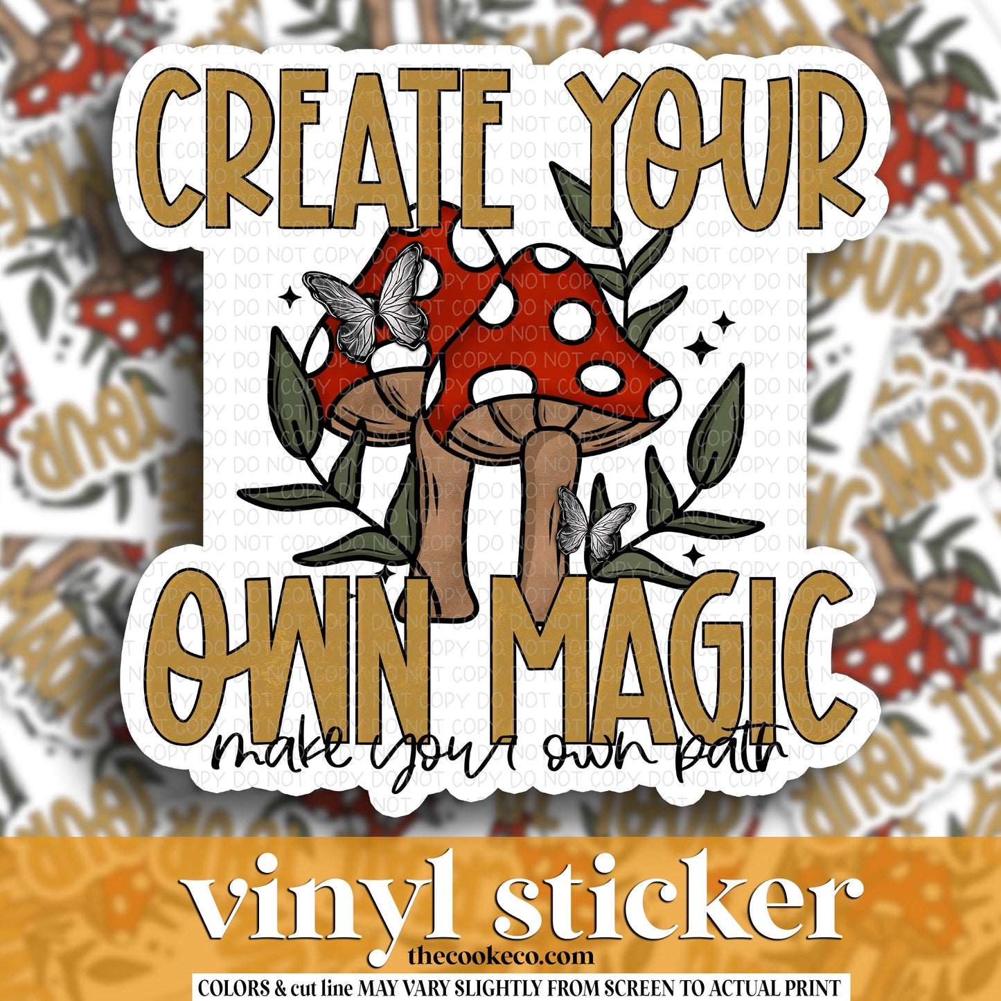 Vinyl Sticker | #V1940- CREATE YOUR OWN MAGIC