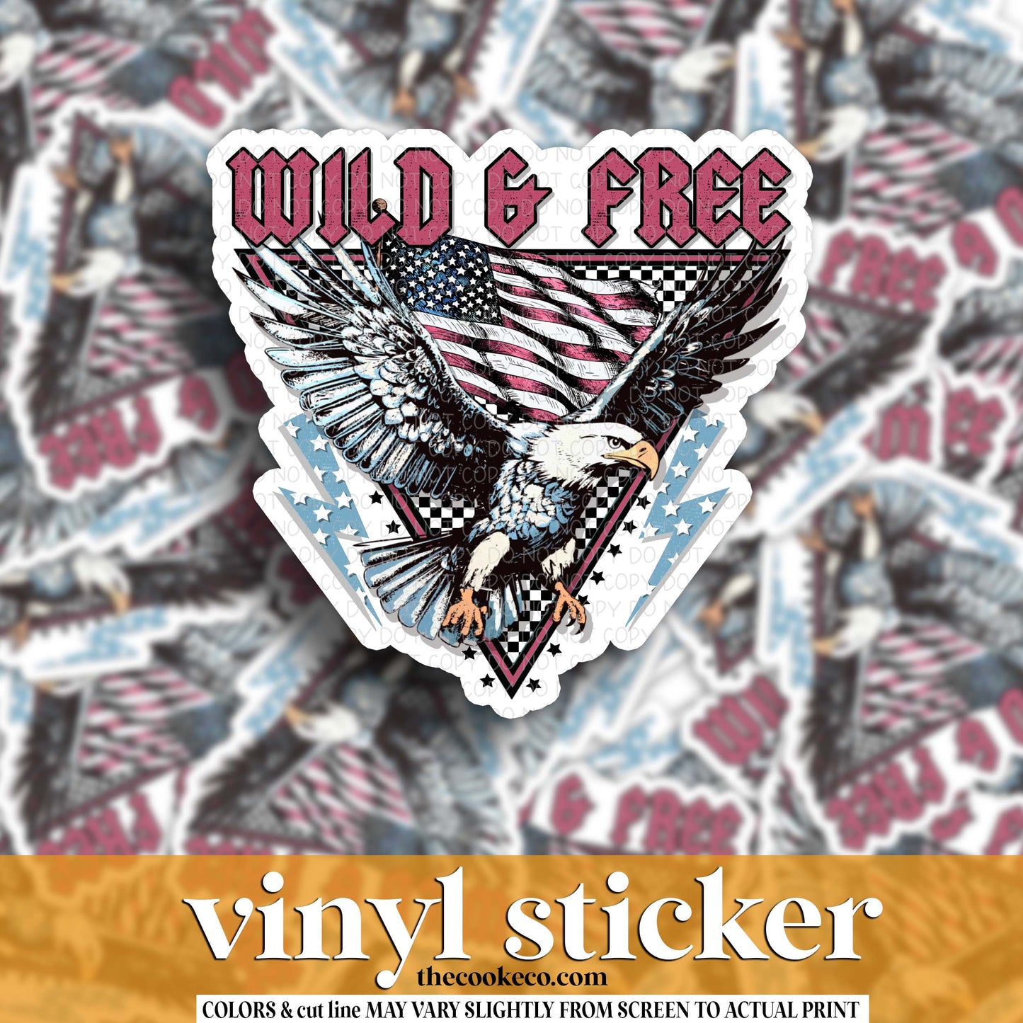 Vinyl Sticker | #V1970 - WILD AND FREE