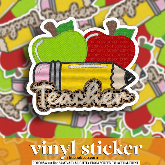 Vinyl Sticker | #V1974 - TEACHER PATCH
